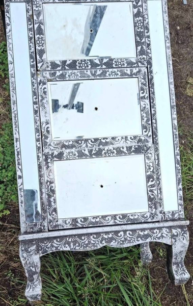 Mirrored Night Stand