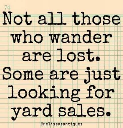 1 Day yard sale Sat 2/29 --- FOLLOW THE SIGNS