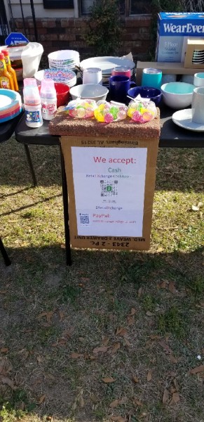 Yard sale