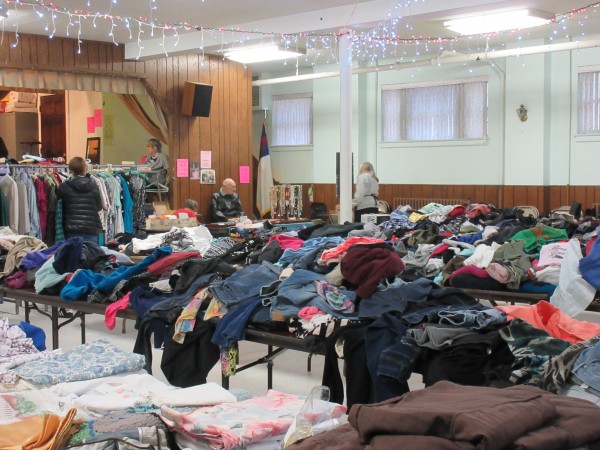 CHURCH RUMMAGE AND BAKE SALE
