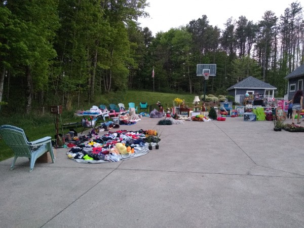 Big yard sale