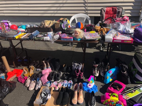 Yard sale everything goes