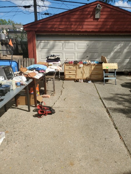 2 family yard sale! 20 tables!