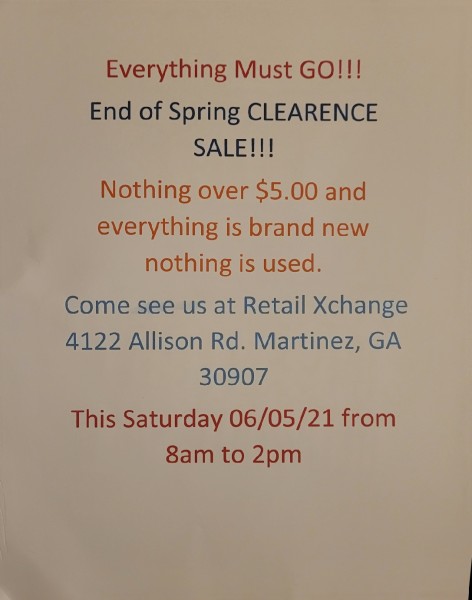 EVERYTHING MUST GO SALE!!!!