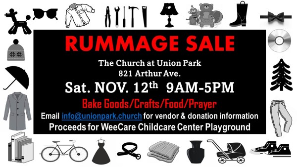 TCUP Treasures Rummage Sale of The Church at Union Park