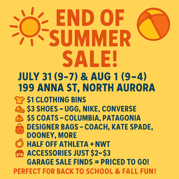 ERFs Mom Resale North Aurora Days Sale
