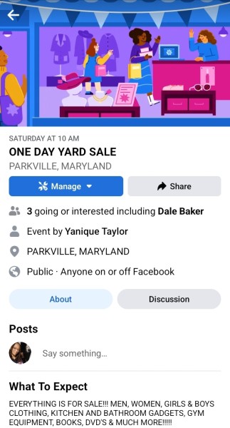 Backyard SALE