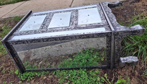 Mirrored Night Stand
