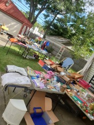 2 family yard sale! 20 tables!