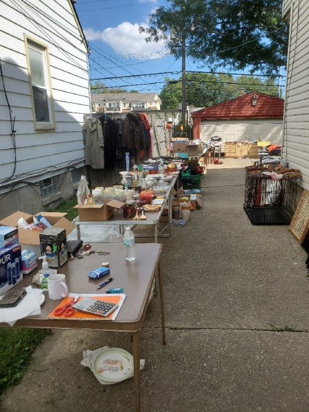 2 family yard sale! 20 tables!